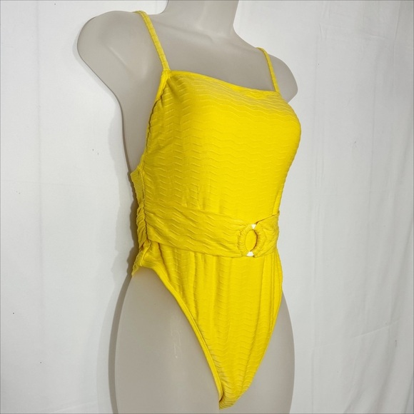 Cupshe | Arizona Roda Trip Belted Ring Square Neck One Piece Swimsuit-Resort NWT - Picture 6 of 14